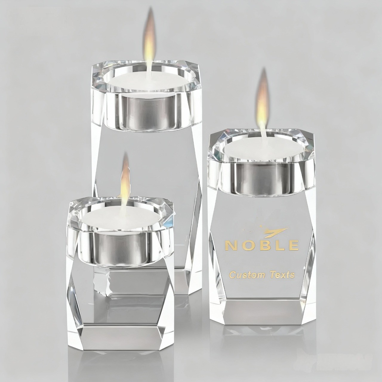 Clear Crystal candle holder Clear Crystal candle holder